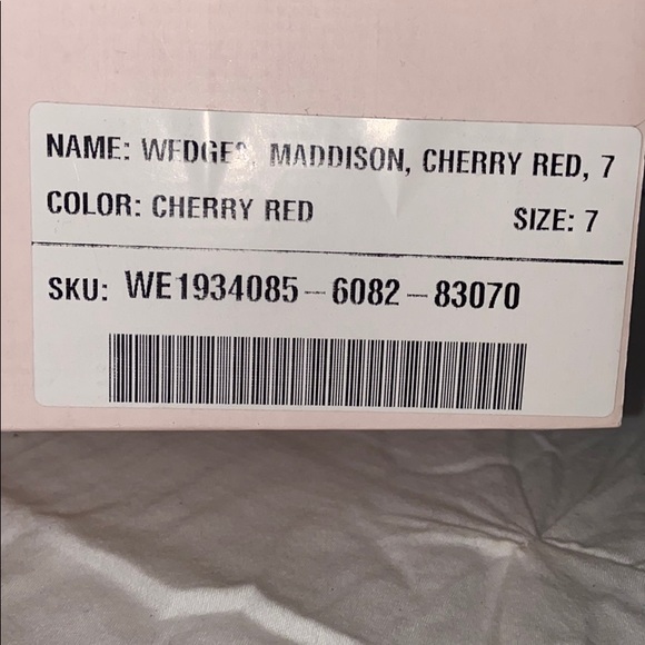 COPY - Maddison cherry red wedges 🥰 - Picture 5 of 5